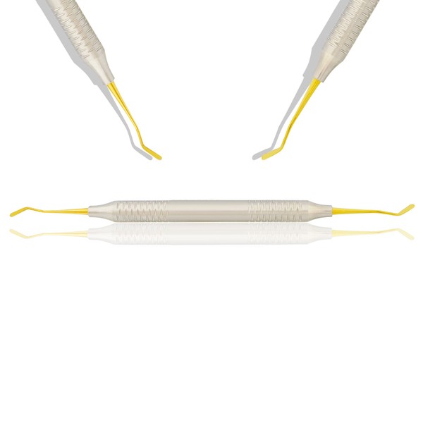 MASTERYD Dental Composite Filling Instrument Gold Titanium Coated Double Sided
