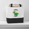 CafePress Retired Teacher Turtle Canvas Tote Top Zipper Closure