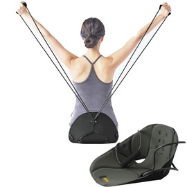 King Jim AHC020-G Stretching Supplies, Shoulder Blade Stretch Chair, aimani Deep Green