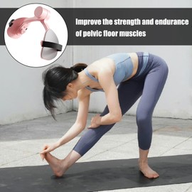Pelvic Floor Trainer, Pelvic Floor Training Device, Strength Training Abdomen Buttocks Leg Hip Inner Thigh Equipment for Workout Fitness Home Outdoors