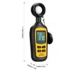 Light Meter Digital Illuminance Meter Handheld Ambient Temperature Measurer, Range