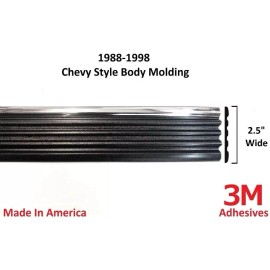 Unbranded Autmotive Authority 1988-1998 Chevy Gmc Chrome Side Body Trim Molding Tahoe Pick