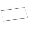 CleverDelights 2" x 3.5" Rectangle Glass Tiles - Clear (1)