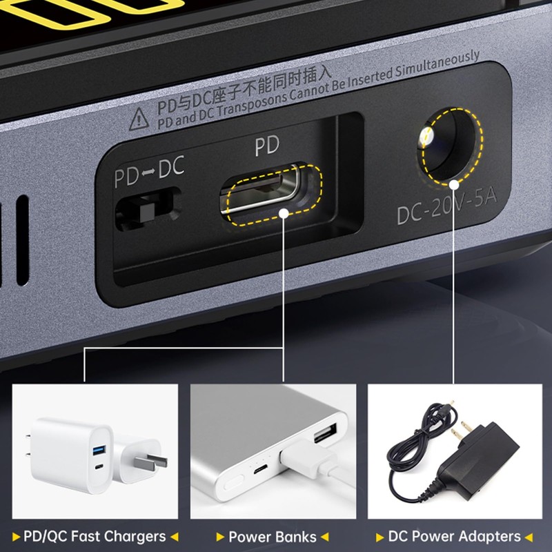 Jadeshay DC Power Supply Adjustable (0-30V, 0-5A) Programmable Lab Power
