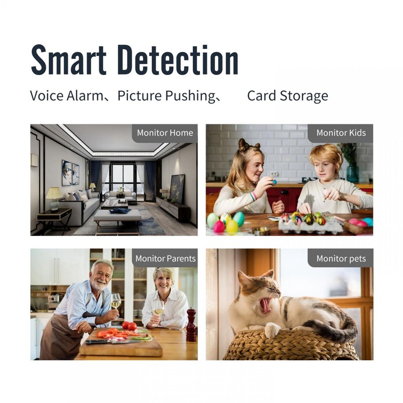 Outdoor Security Camera 1080P 2MP Motion Detection 2 Way Talk