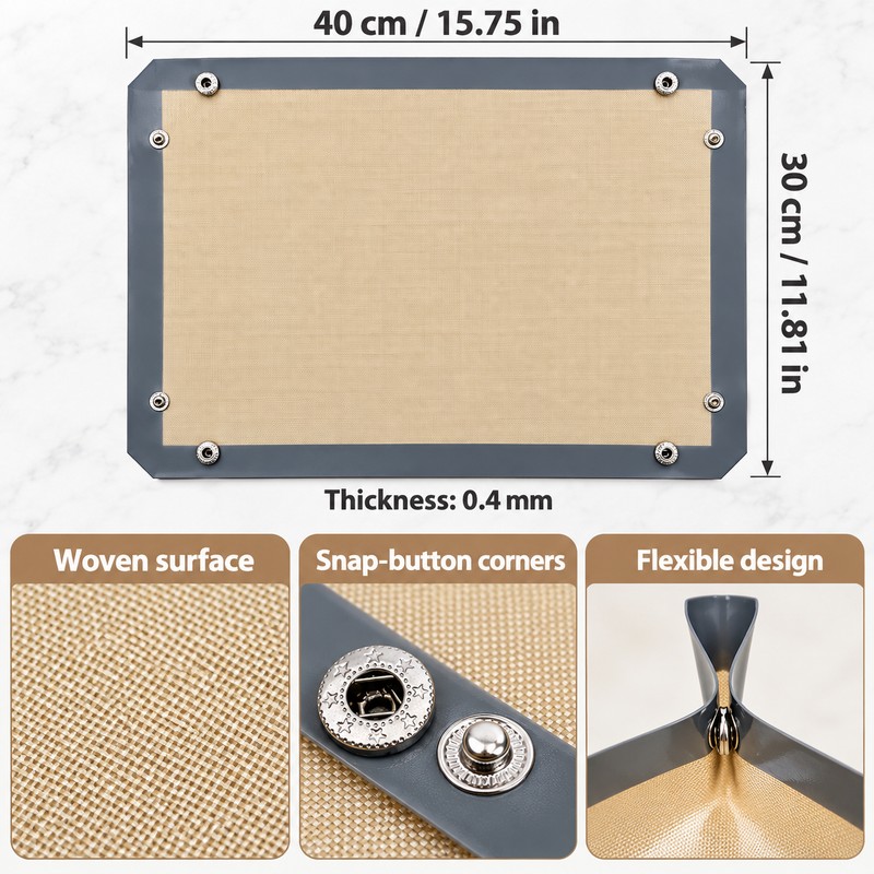 Reusable Silicone Baking Mat for Oven Cooking – Nonstick 2-in-1