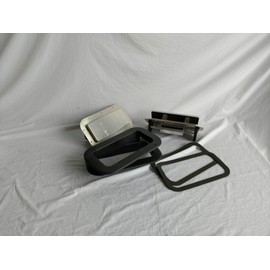 Kay Enterprises Trailer Roof Vent 1 Pair Aluminum Popup Low Profile with Gaskets & Trim Rings