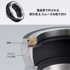 K&F Concept Lens Mount Adapter for Leica M39-L Manual Focus Leica M39 Mount Lens to Leica L Mount Mount