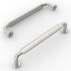 Amerdeco 10 Pack Brushed Satin Nickel Cabinet Pulls 5 Inch(128mm)