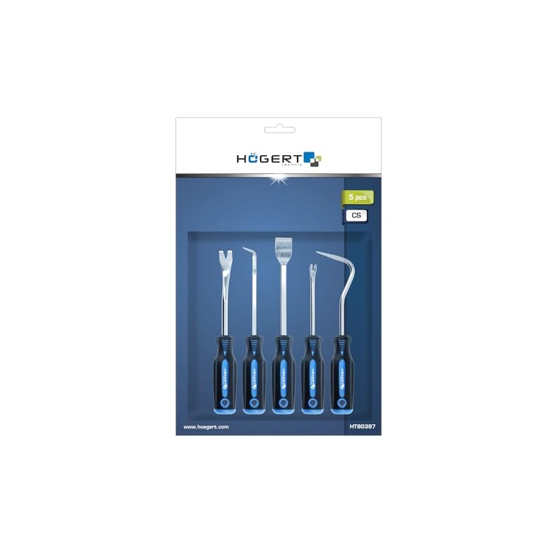 Högert Technik - Set of 5 Drawstrings and Hooks Carbon