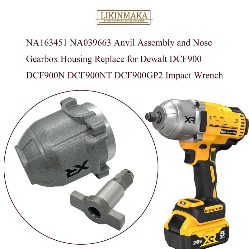 NA163451 NA039663 Anvil Assembly and Nose Gearbox Housing Replace for