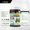 BIO KRAUTER Slippery Elm Gummies (4000 mg), Vegan, for Digestive