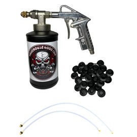 Pro Undercoating Gun Kit, with 1 Quart Bottle, 2 Wands, and 50 Rust Plugs