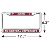 North Carolina Central Alumni Logo Full Size Standard License Plate