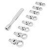 9Pcs Interchangeable Ratchet Wrench Chromium Vanadium Steel Box Wrench Set