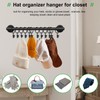 Lunies Hat Rack for Wall with 24 Hooks, Hat Organizer