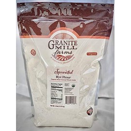 Stone Ground Sprouted Organic Rye Flour, 5 lb