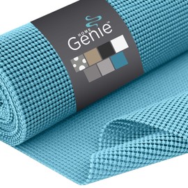 HOME GENIE Shelf Drawer and Cabinet Liner, Durable with Strong Grip, 17.5 in x 10 FT, Non Adhesive Liners Protect Kitchen Cabinets and Cupboard, Pantry, Bathroom Drawers and Shelves, Desks, Teal