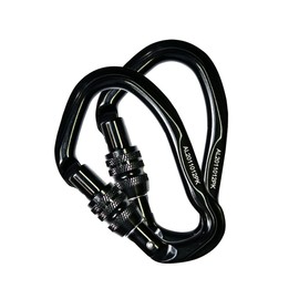 Hunter Safety System Recon Pro High-Strength Locking Carabiners, Rated up to 5600 lbs (2-PACK )