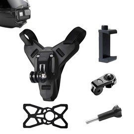 5Pcs Actionkamera Halterung Set, Universelle GoPro Halterung für Motorradhelm, Fahrrad, Surfbrett & mehr, Kompatibelfür GoPro Hero 13/12/11/10/9/8/7/6/5 Anderen Actionkameras
