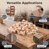 200 Pcs Wood Plugs, 4 Sizes (3/16", 5/16", 3/8", 1/2")
