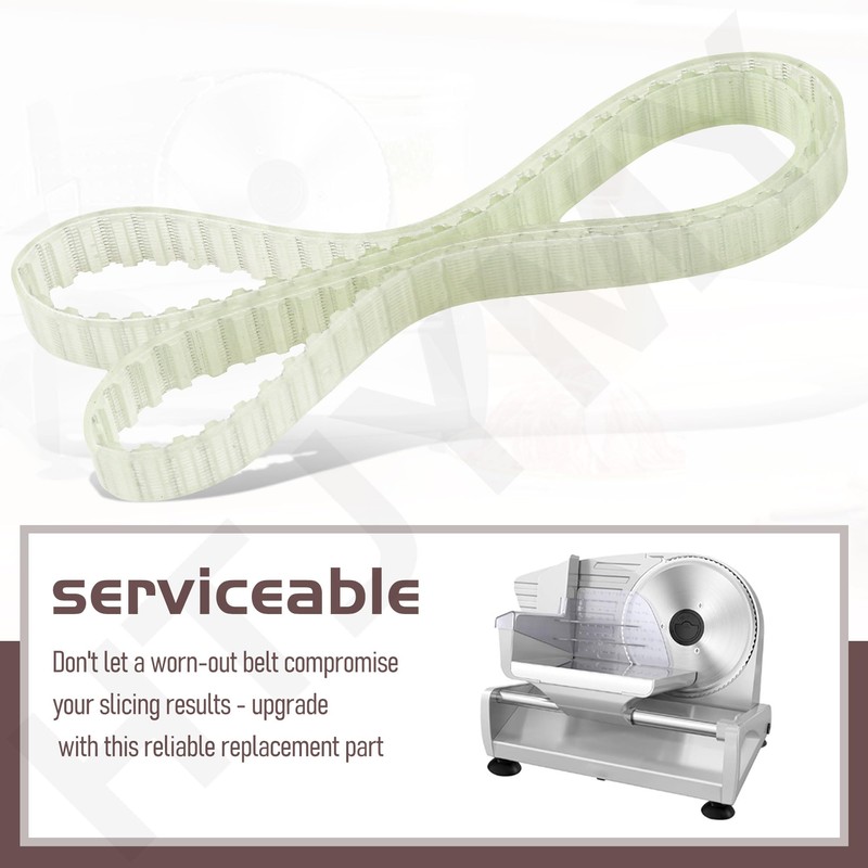 Meat Slicers Replacement Belt Compatible with Cooks 2113, SENSIO 22014,