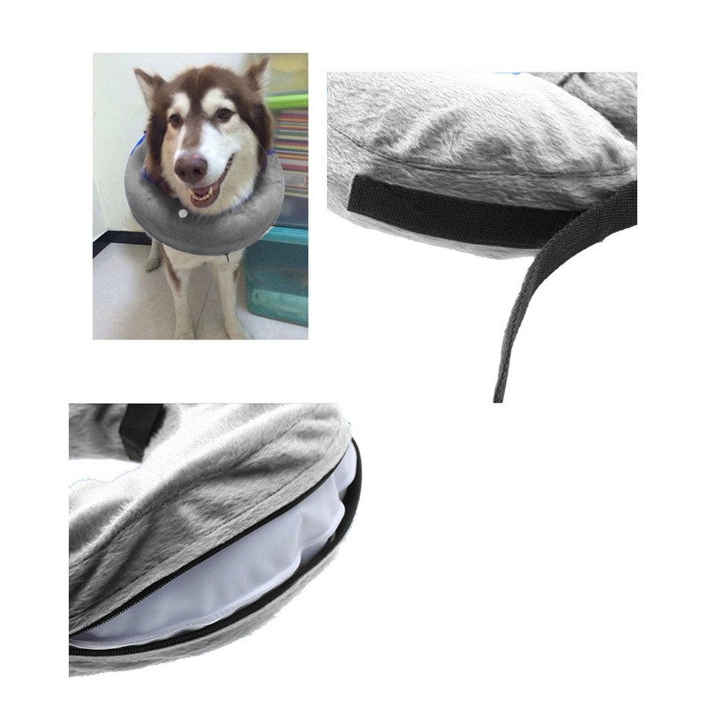 Inflatable Dog Neck Collar PVC Soft Keep Warm Dog Cone