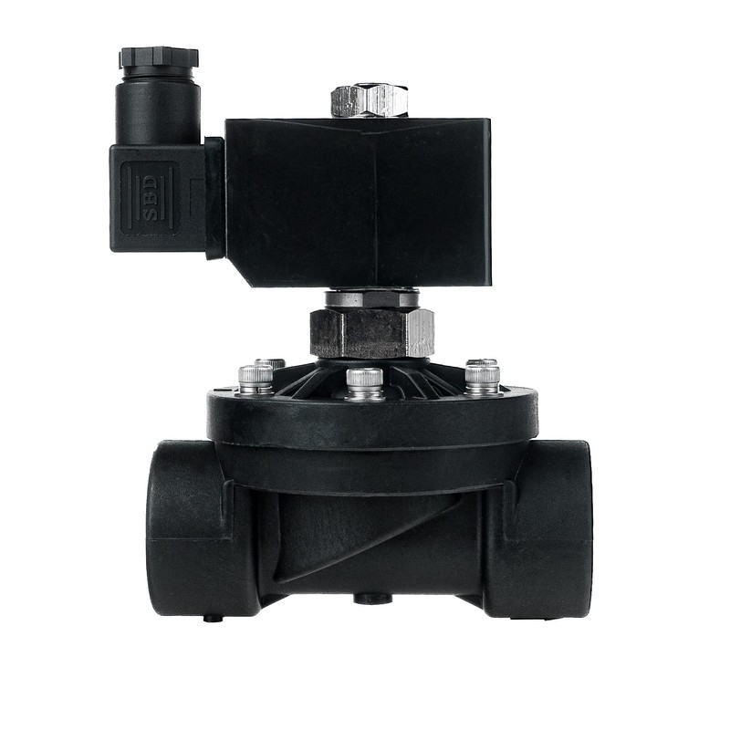 FSA Solenoid Valve Plastic PA6 1 Inch 12 V DC