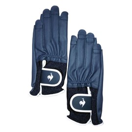 Lcox Sportif Golf LG5SGV01L Women's Golf Gloves, Ambidextrous, All Weather, Nail Free, UPF50+ Synthetic Leather, NV00 (navy), L