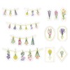 World Craft KFS-006 Dried Flower Seal Glitter Clear Flake Seal