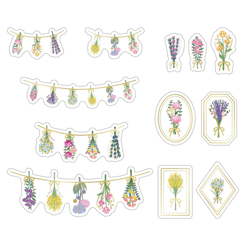World Craft KFS-006 Dried Flower Seal Glitter Clear Flake Seal