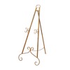 Deco 79 Metal Scroll Large Free Standing Adjustable Display Stand
