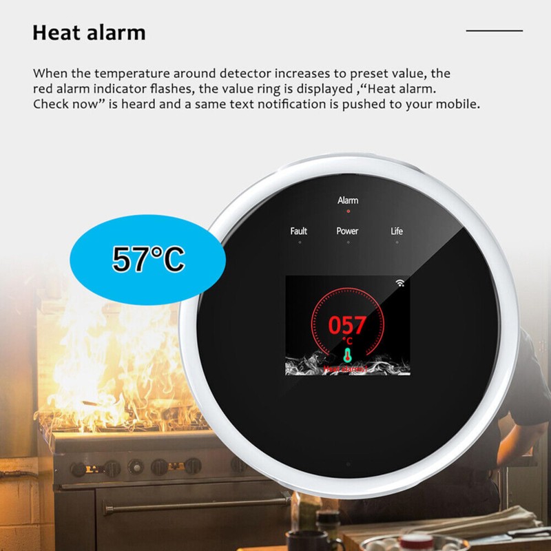 SPARTHE Gas Leak Detector Alarm for Caravan, Boats