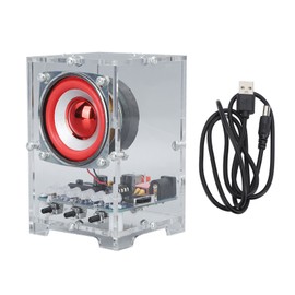 DIY Bluetooth Speaker Kit Electronic Sound Home Stereo Project Kit for Soldering Practice School Education Finished Product