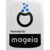 Powered by Mageia Linux Sticker 19 x 28mm [628]