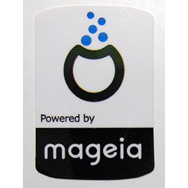 Powered by Mageia Linux Sticker 19 x 28mm [628]