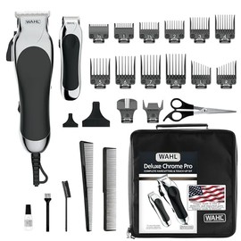 Wahl - Kit completo de corte de pelo 79524-5201 Chrome Pro de 25 piezas