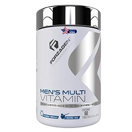Forzagen  Suplemento Alimenticio Mens Multivitamin  Multivitamnico para Hombre  60 Servicios  Con Complejo para Energa y Rendimiento - Creatina  BCAA 