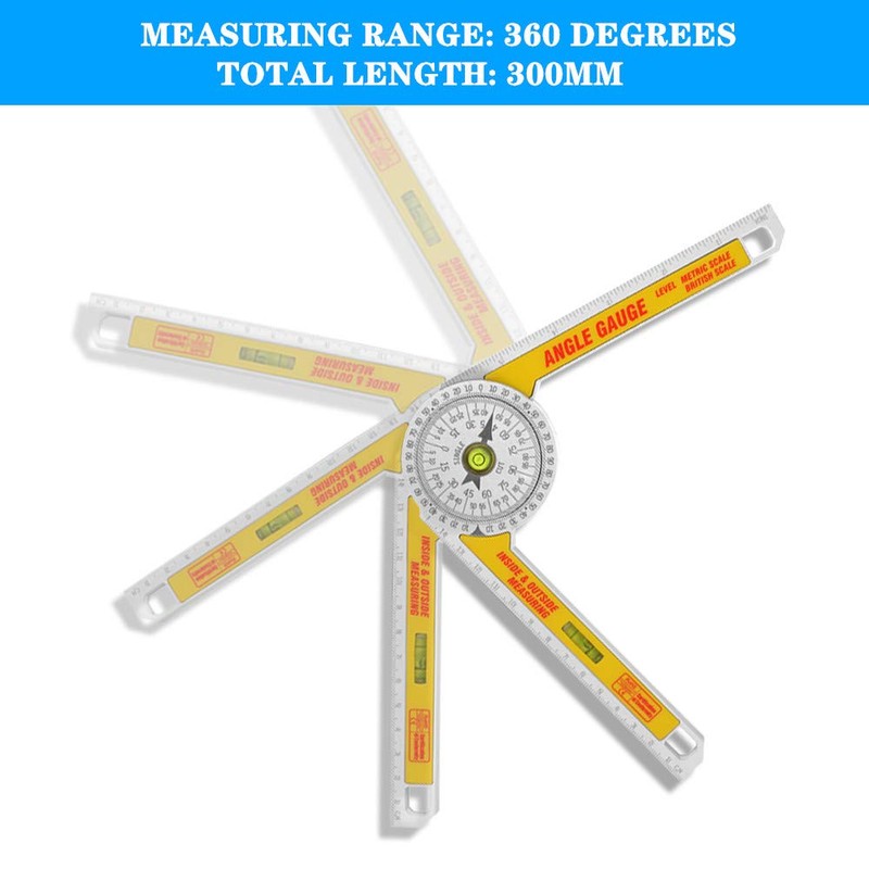 Miter Saw Protractor Angle Ruler, 360 Degree Measure Tool ,Angle