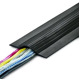 UT Wire 5-Feet Cable Blanket High Capacity Low Profile Cord Cover and Protector, Beige