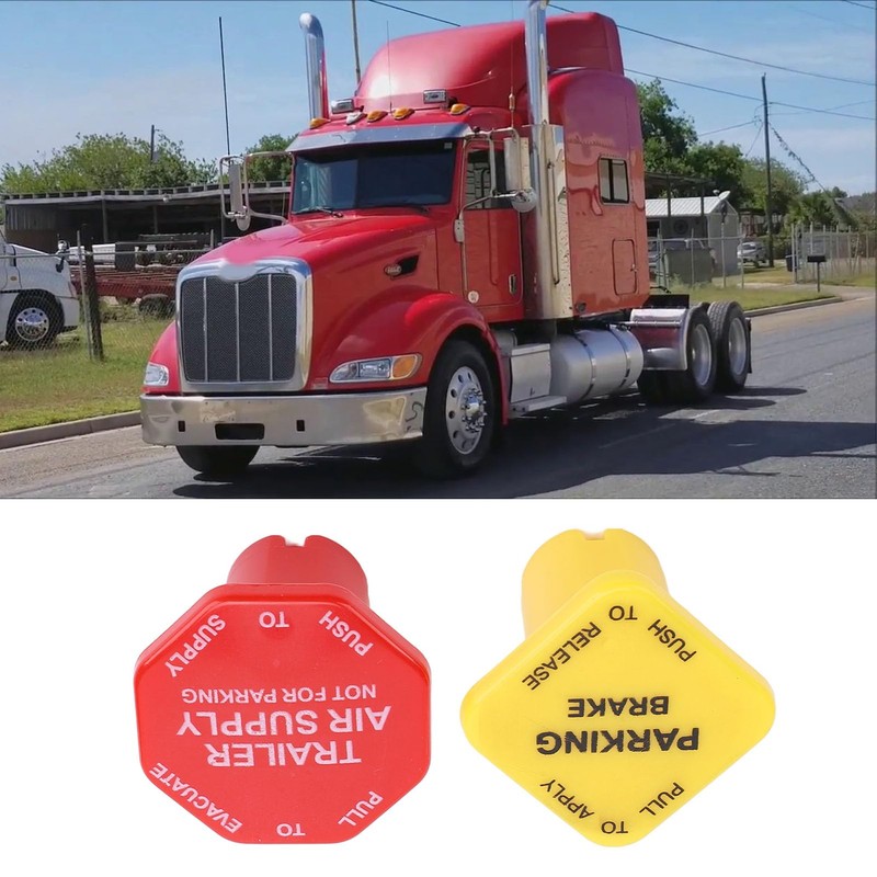 Parking and Air Brake Knobs, Threaded Fit for Peterbilt and
