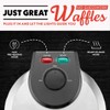 Gourmia Belgian Waffle Maker, Nonstick, Adjustable Browning Control, Cool Touch