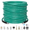 100FT Sewer Jetter Kit for Pressure Washer,1/4‘’NPT Drain Cleaner Hose