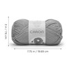 Caron Simply ME Dark Gray Heather Yarn - 2 Pack