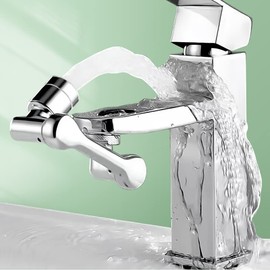 Grifo giratorio,1080 grados giratorio Perlatoren para grifo,Grifo aireador de aire,Grifo regulador de chorro de grifo,Extensión de grifo para grifos de cocina