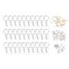 200pcs Acrylic Key Ring Kit 30 Acrylic Blank 30 Key