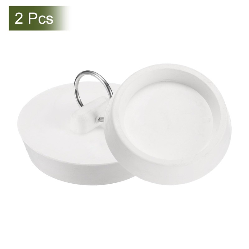 QUARKZMAN Pack of 2 Bath Plugs, Rubber Plugs for Bathtubs,