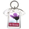 5 T-Shirt Shape Blank Photo Keyrings 41 x 30 mm
