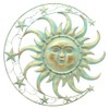 FRANK FLECHTWAREN Wall Decoration Sun, Moon and Stars, Metal, Dimensions: