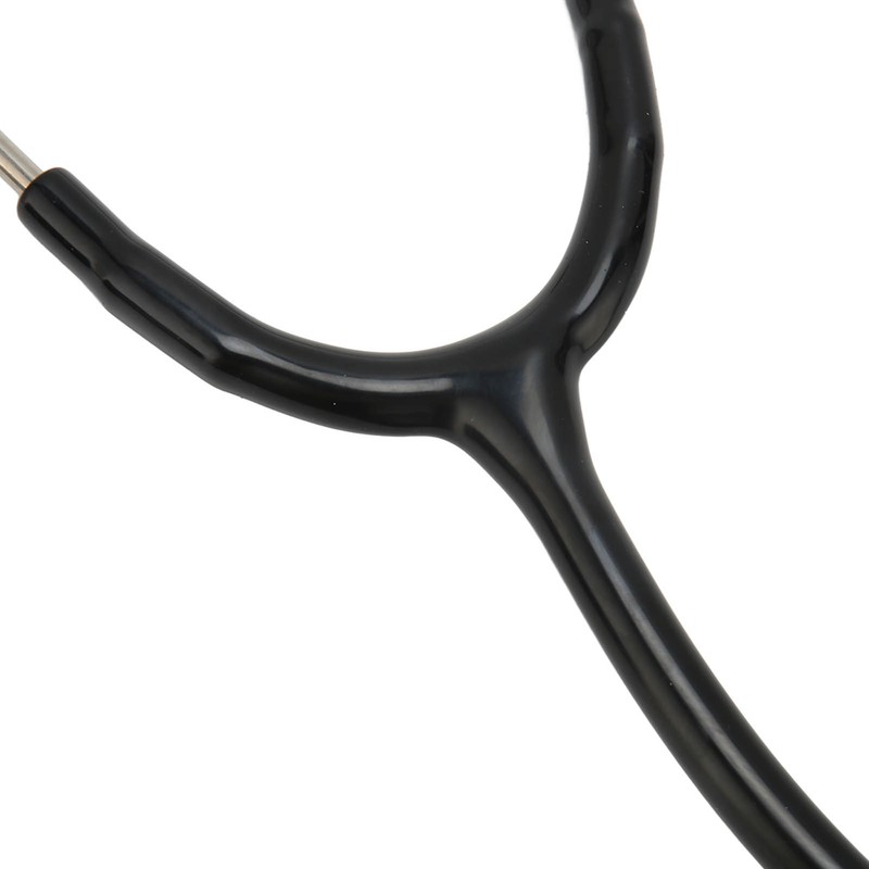 Medical Stethoscope Dual Head Clear Transmission Soft Ear Plugs Stainless